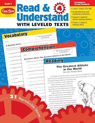 R&u, Stories & Activities Grade 4 (Read & Understand With Leveled Texts)